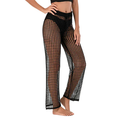 2020 Women's Crochet Hollow Beach Pants for Casual Wear